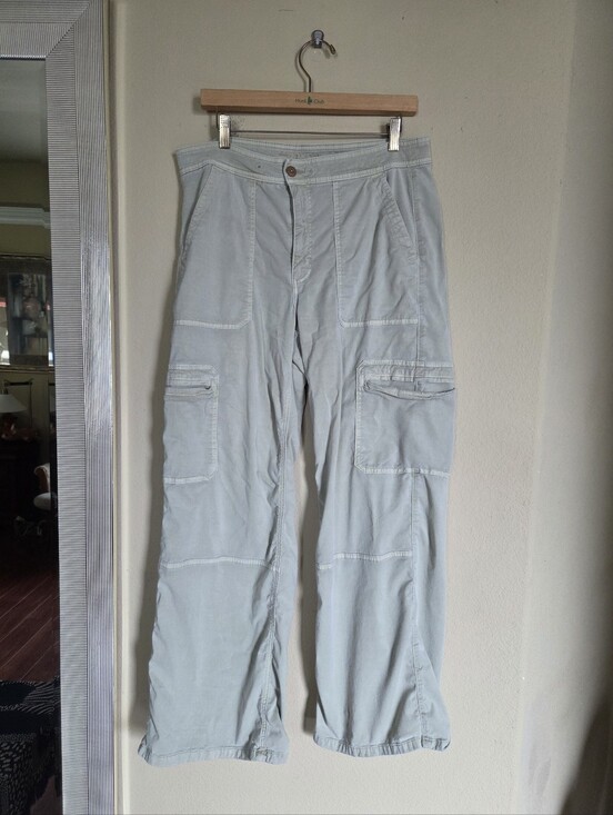 American Eagle Outfitters Pants - American Eagle Light Sage Green Lyocell Utility Cargo Pants